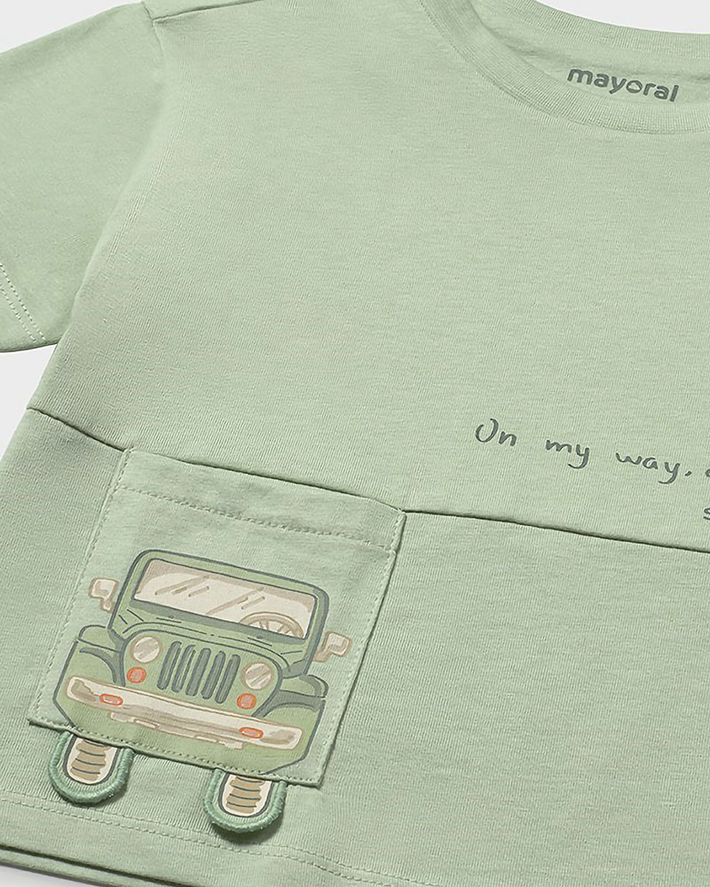 MAYORAL Μπλουζα κοντομανικη τσεπακι - 26-01005