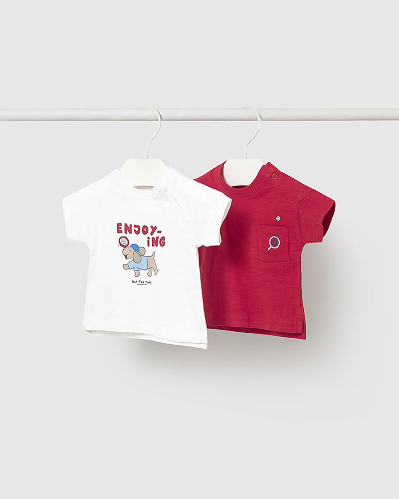 MAYORAL Σετ 2 μπλουζακια κοντομανικα - 26-01074