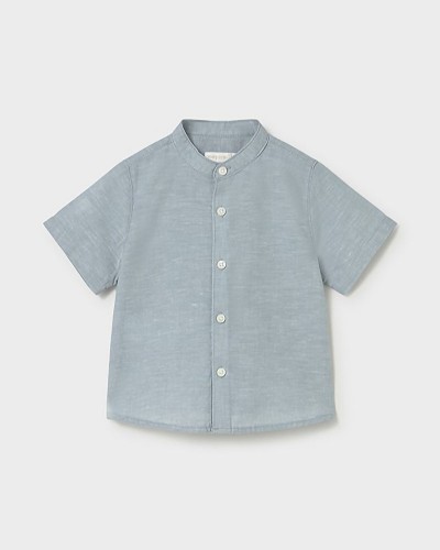 MAYORAL Πουκαμισο κοντομ λινο γιακας μαο - 26-01111