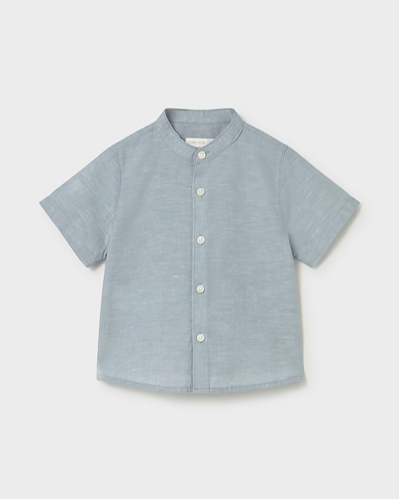 MAYORAL Πουκαμισο κοντομ λινο γιακας μαο - 26-01111