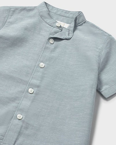 MAYORAL Πουκαμισο κοντομ λινο γιακας μαο - 26-01111