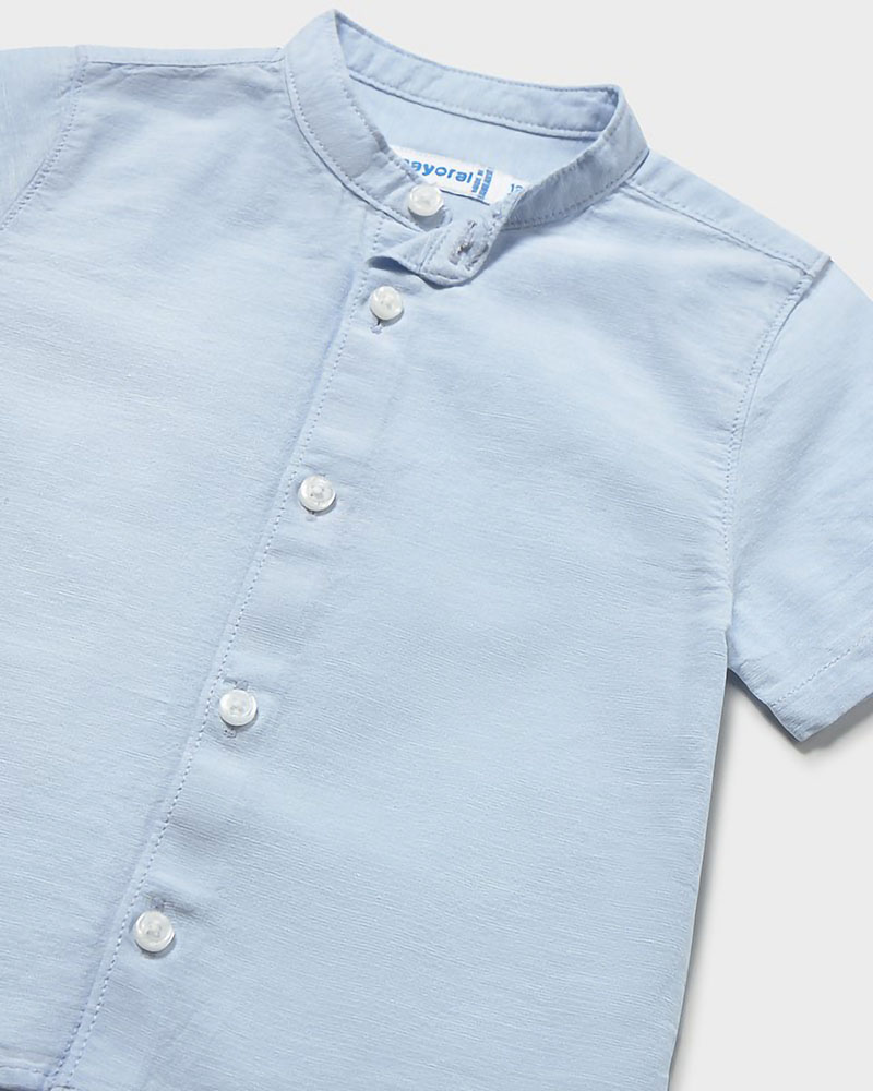 MAYORAL Πουκαμισο κοντομ λινο γιακας μαο - 26-01111