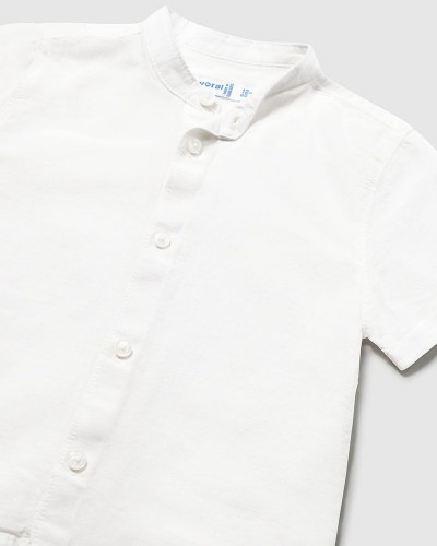 MAYORAL Πουκαμισο κοντομ λινο γιακας μαο - 26-01111