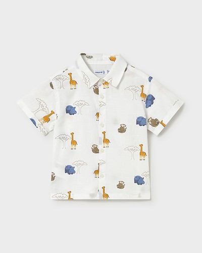 MAYORAL Πουκαμισο κοντομανικο σταμπωτο - 26-01114