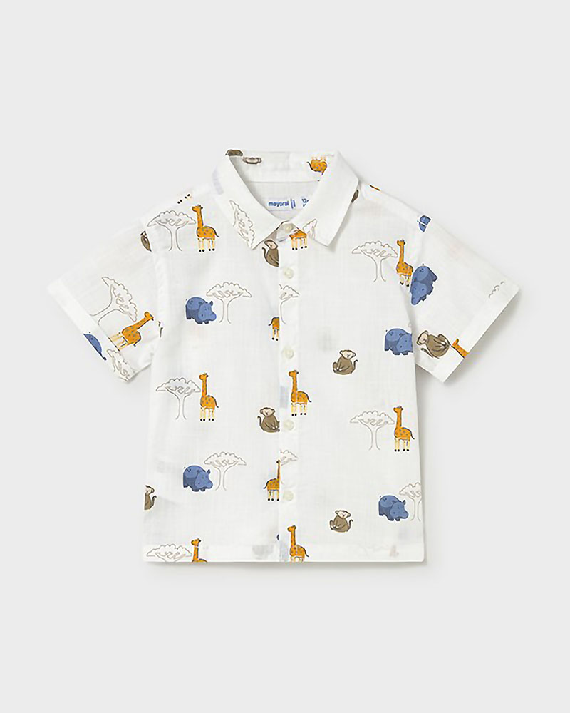 MAYORAL Πουκαμισο κοντομανικο σταμπωτο - 26-01114