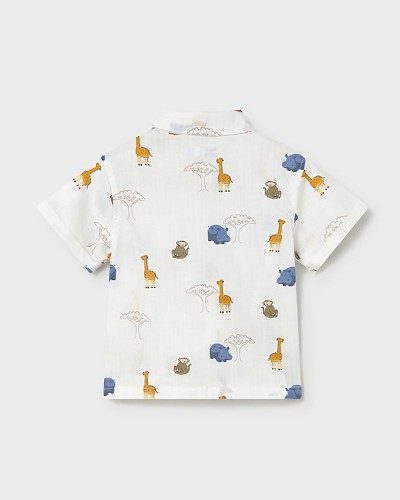 MAYORAL Πουκαμισο κοντομανικο σταμπωτο - 26-01114