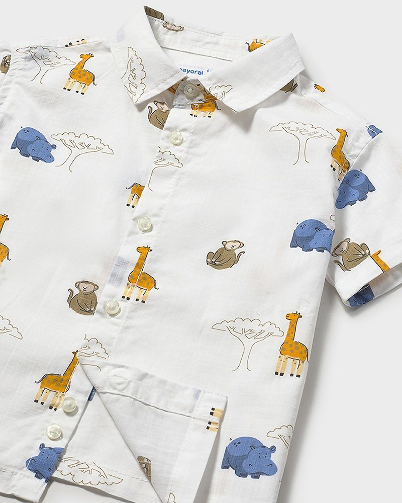 MAYORAL Πουκαμισο κοντομανικο σταμπωτο - 26-01114