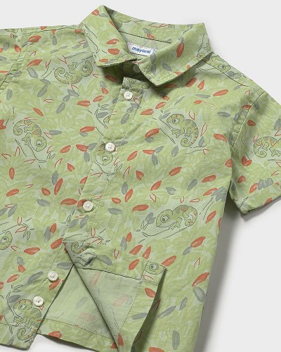 MAYORAL Πουκαμισο κοντομανικο σταμπωτο - 26-01114