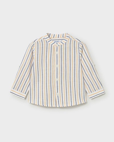 MAYORAL Πουκαμισο μακρυμανικο λινο γιακας μαο - 26-01116