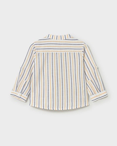 MAYORAL Πουκαμισο μακρυμανικο λινο γιακας μαο - 26-01116