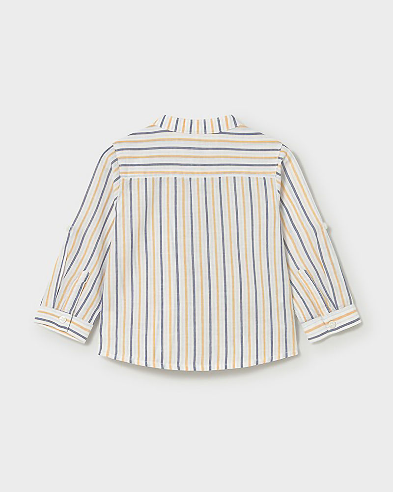 MAYORAL Πουκαμισο μακρυμανικο λινο γιακας μαο - 26-01116