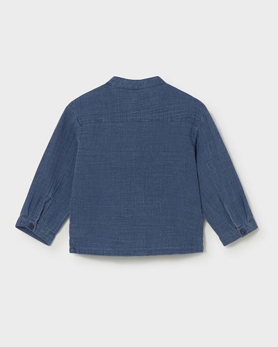 MAYORAL Πουκαμισο μακρυμανικο γκοφρε τζιν - 26-01117