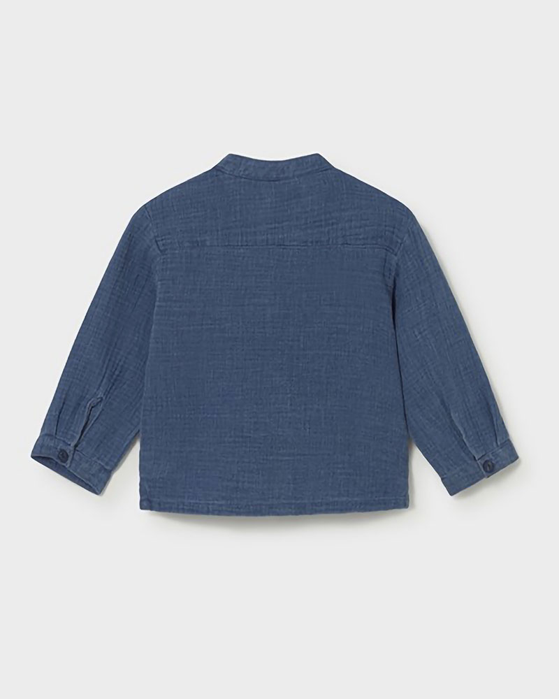 MAYORAL Πουκαμισο μακρυμανικο γκοφρε τζιν - 26-01117