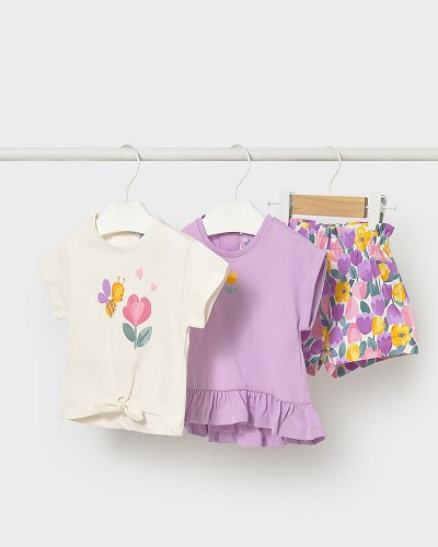 MAYORAL Σετ σορτς 3 κομματια - 26-01206