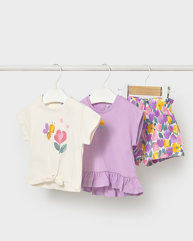 MAYORAL Σετ σορτς 3 κομματια - 26-01206