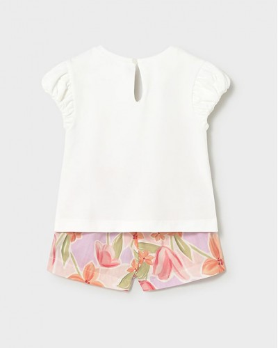 MAYORAL Σετ βερμουδα σταμπωτη - 26-01213