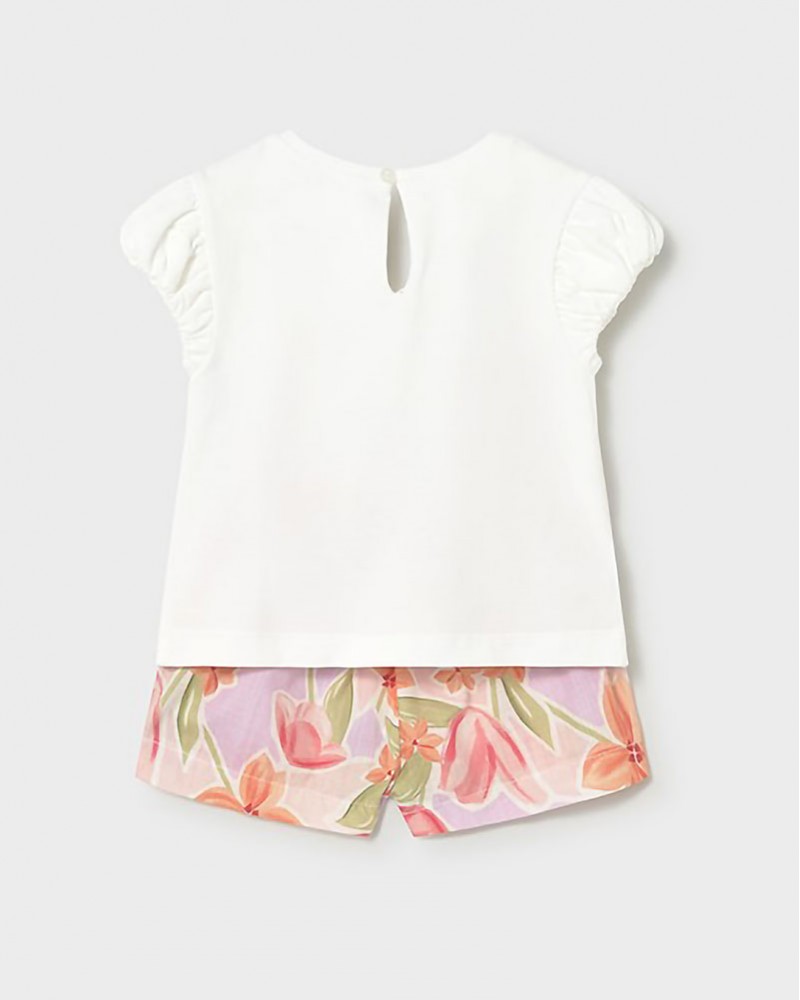 MAYORAL Σετ βερμουδα σταμπωτη - 26-01213