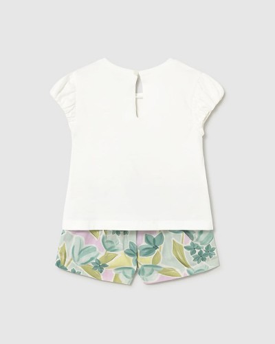 MAYORAL Σετ βερμουδα σταμπωτη - 26-01213