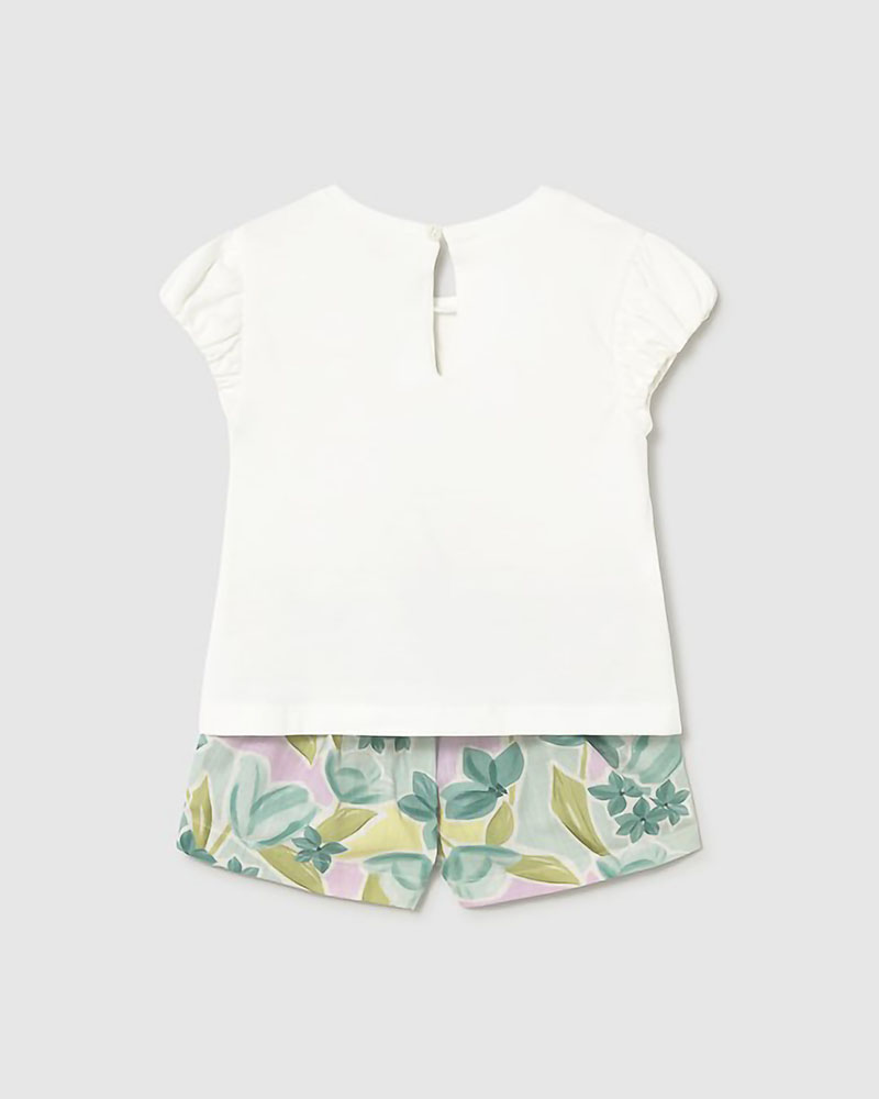 MAYORAL Σετ βερμουδα σταμπωτη - 26-01213