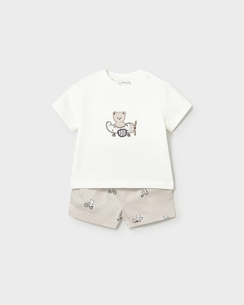 MAYORAL Σετ παντελονι κοντο μπλουζα - 26-01275