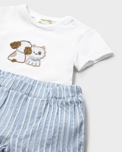 MAYORAL Σετ παντελονι κοντο και καπελ - 26-01276