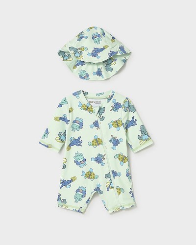 MAYORAL Σετ μαγιο φορμακι με καπελο - 26-01620