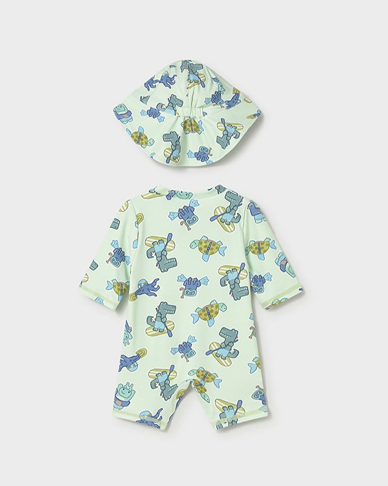 MAYORAL Σετ μαγιο φορμακι με καπελο - 26-01620