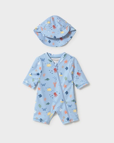 MAYORAL Σετ μαγιο φορμακι με καπελο - 26-01620