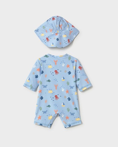 MAYORAL Σετ μαγιο φορμακι με καπελο - 26-01620