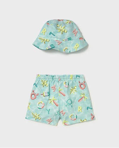 MAYORAL Σετ μαγιο με καπελο - 26-01660