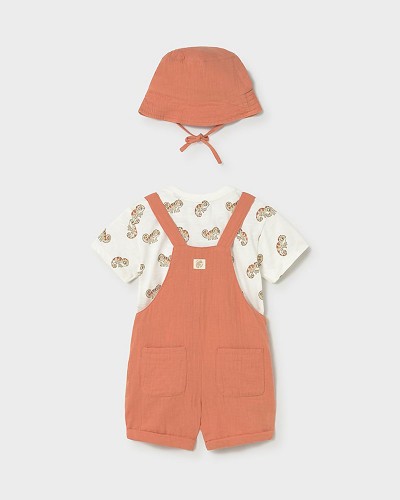 MAYORAL Σετ σαλοπετα γκοφρε 3 τεμαχια - 26-01663