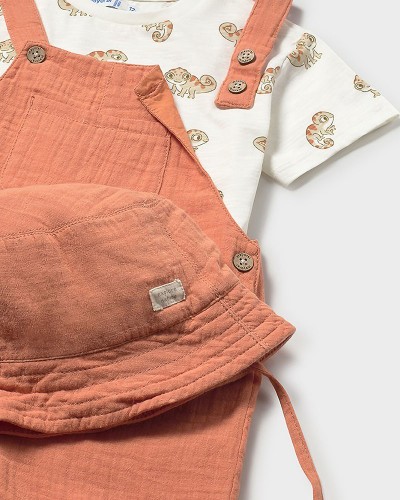 MAYORAL Σετ σαλοπετα γκοφρε 3 τεμαχια - 26-01663