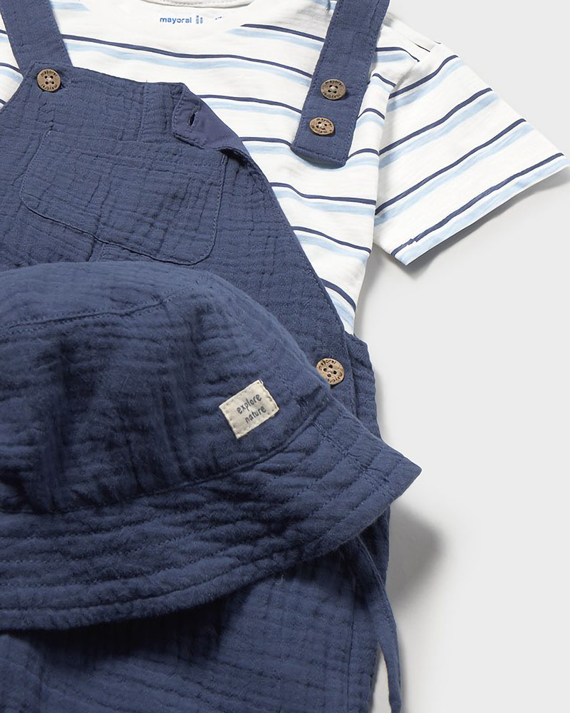 MAYORAL Σετ σαλοπετα γκοφρε 3 τεμαχια - 26-01663