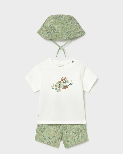 MAYORAL Σετ μακο σταμπα με καπελο - 26-01667