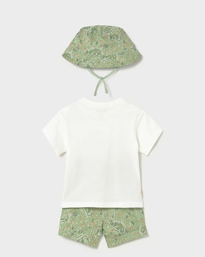 MAYORAL Σετ μακο σταμπα με καπελο - 26-01667