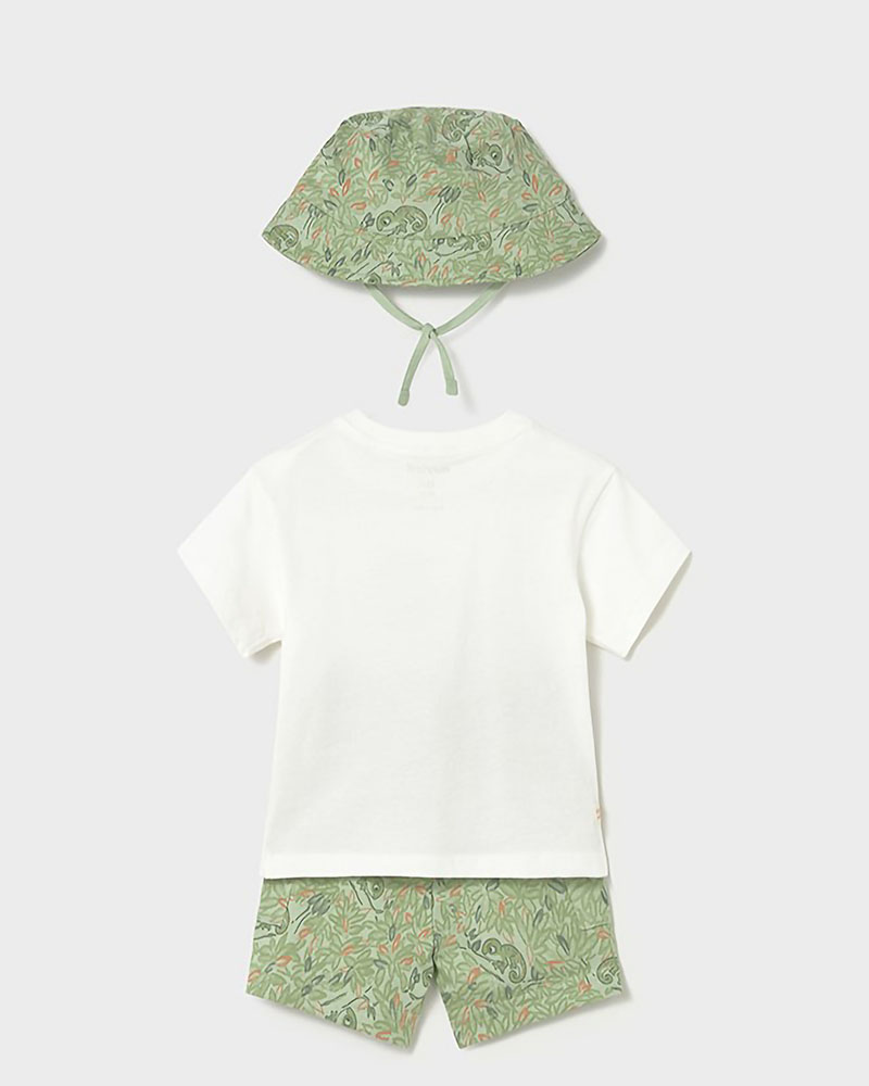 MAYORAL Σετ μακο σταμπα με καπελο - 26-01667