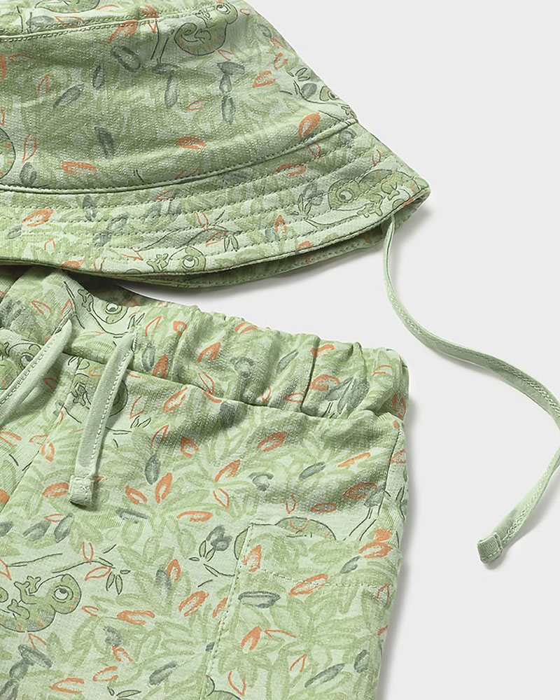 MAYORAL Σετ μακο σταμπα με καπελο - 26-01667