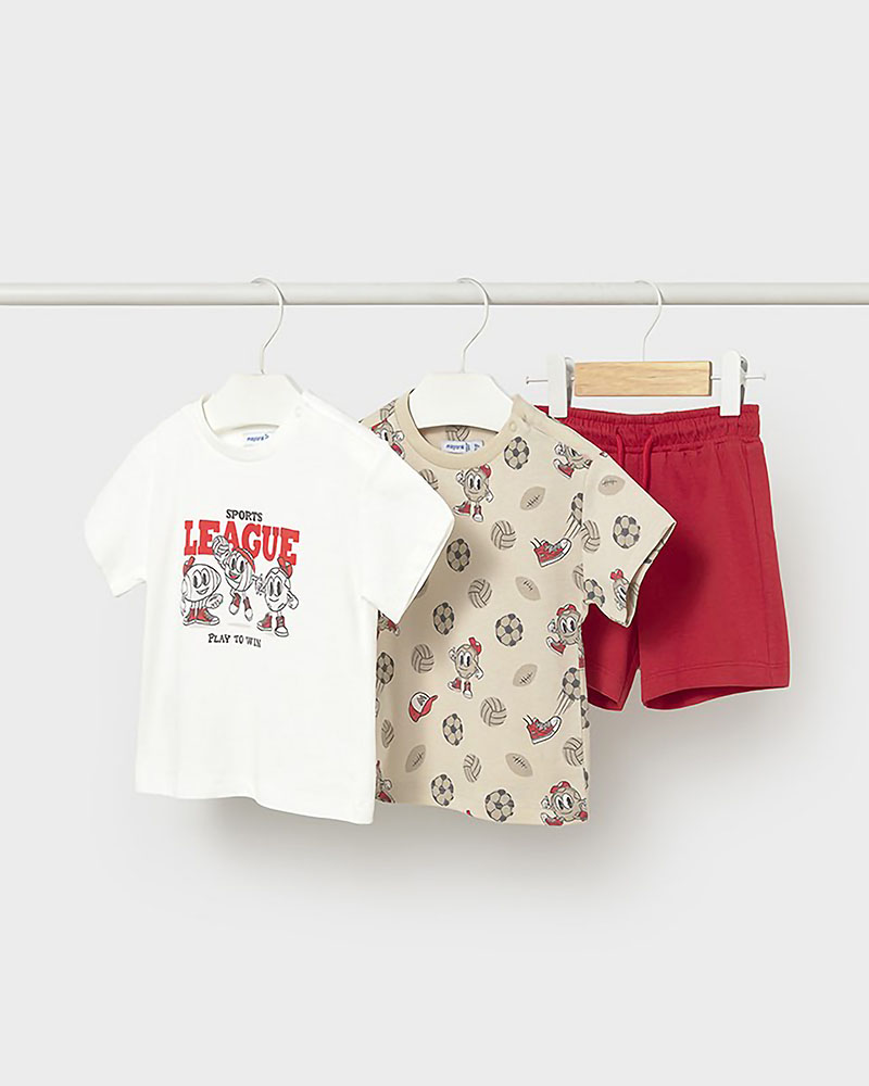 MAYORAL Σετ μακο 3 τεμαχια σταμπα - 26-01669