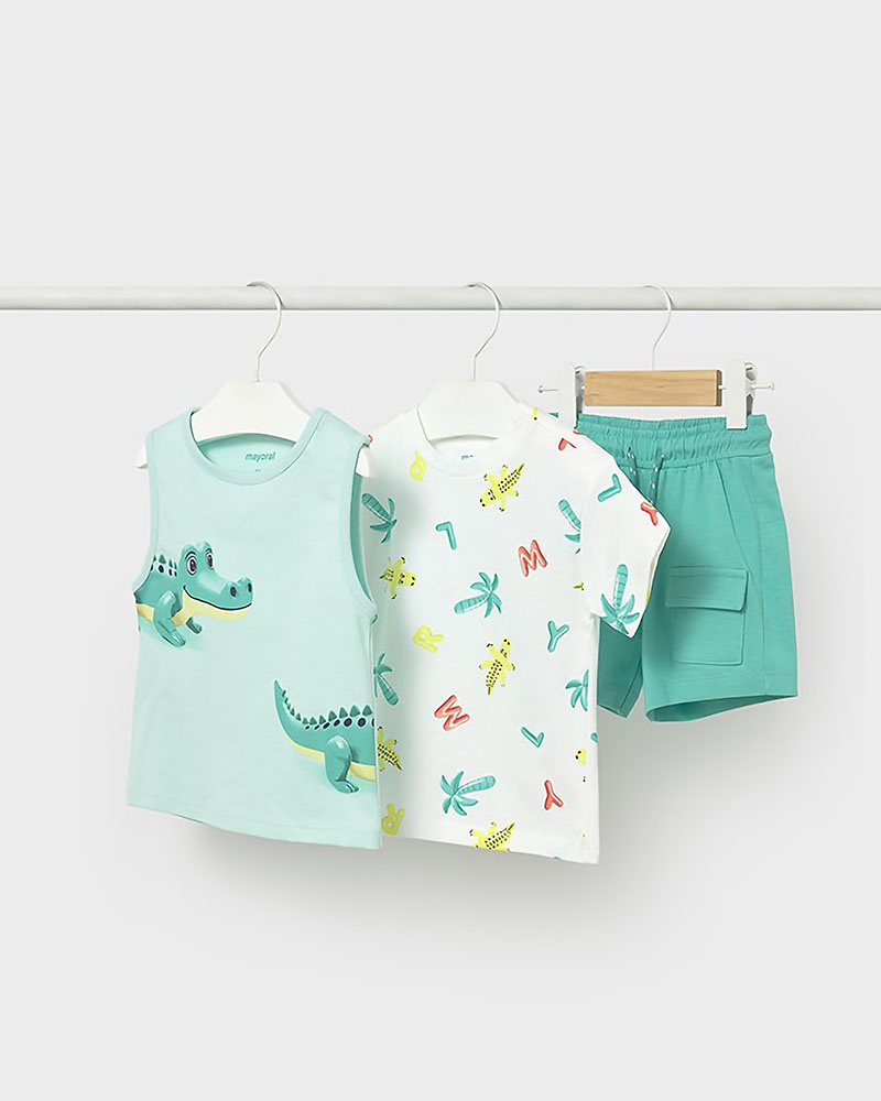 MAYORAL Σετ μακο κοντομανικο και τιραντες - 26-01673