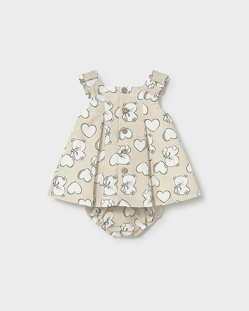 MAYORAL Φορεμα λινο σταμπωτο - 26-01809