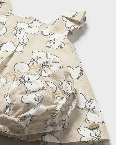 MAYORAL Φορεμα λινο σταμπωτο - 26-01809