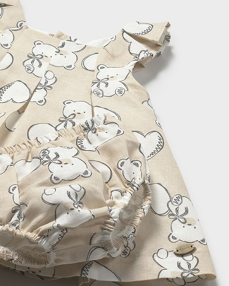 MAYORAL Φορεμα λινο σταμπωτο - 26-01809