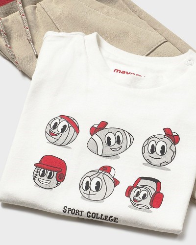 MAYORAL Φορμα 3 τεμαχια μπλουζα - 26-01831