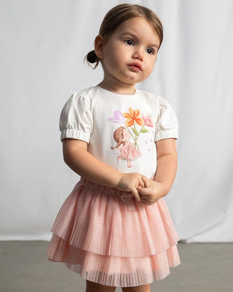 MAYORAL Φουστα τουλι πλισε - 26-01902