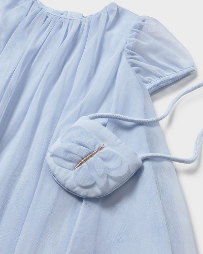 MAYORAL Φορεμα τουλι με τσαντα - 26-01917