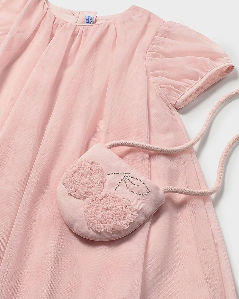 MAYORAL Φορεμα τουλι με τσαντα - 26-01917