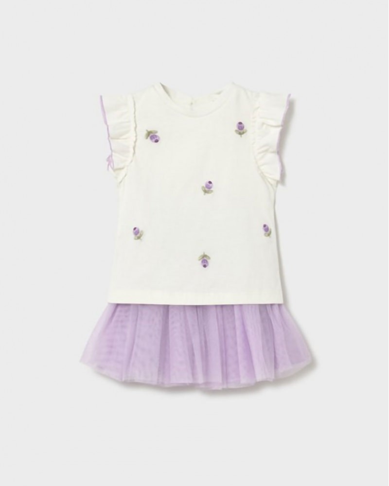 MAYORAL Σετ φουστα τουλι - 26-01933