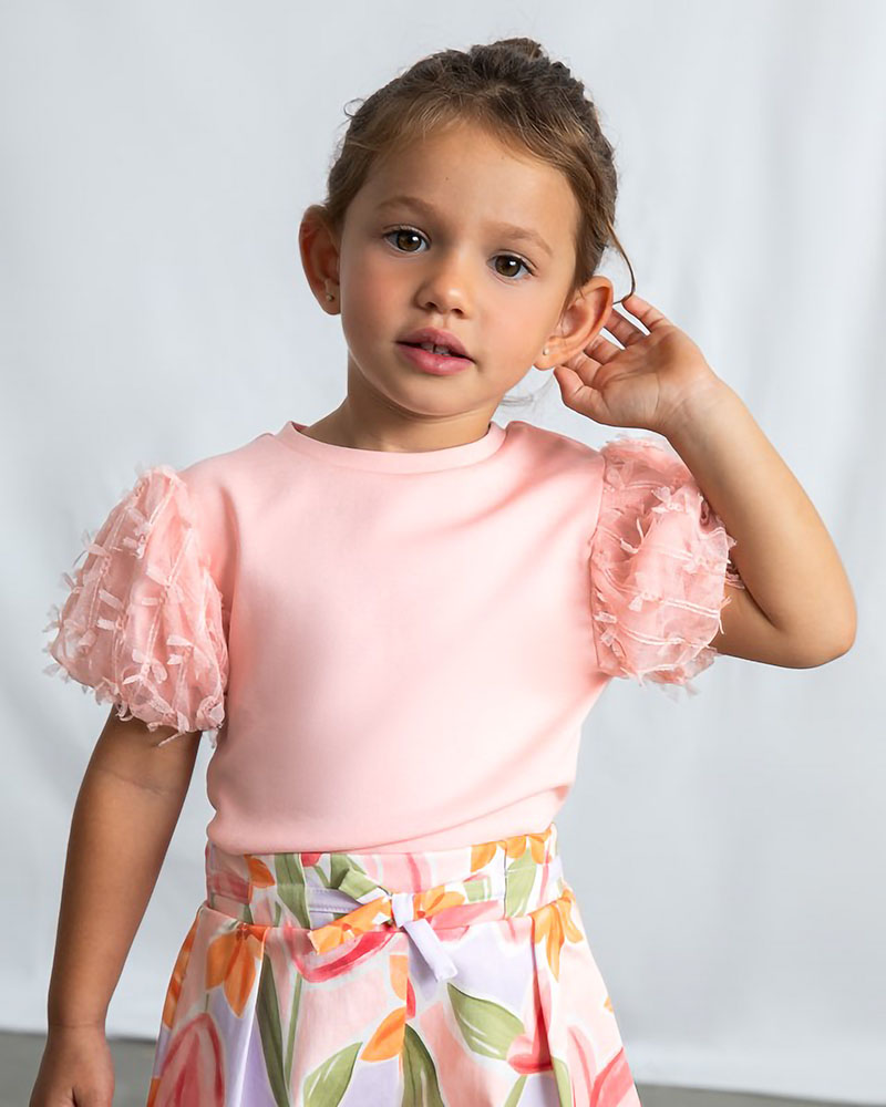 MAYORAL Μπλουζα κοντομ τουλι φαντασια - 26-03001