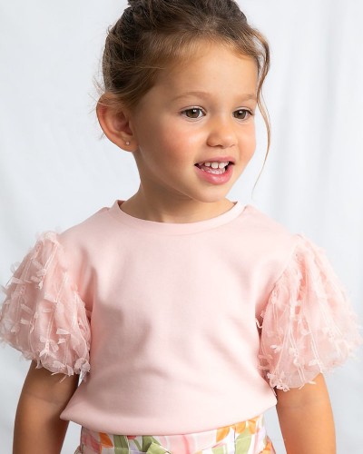 MAYORAL Μπλουζα κοντομ τουλι φαντασια - 26-03001