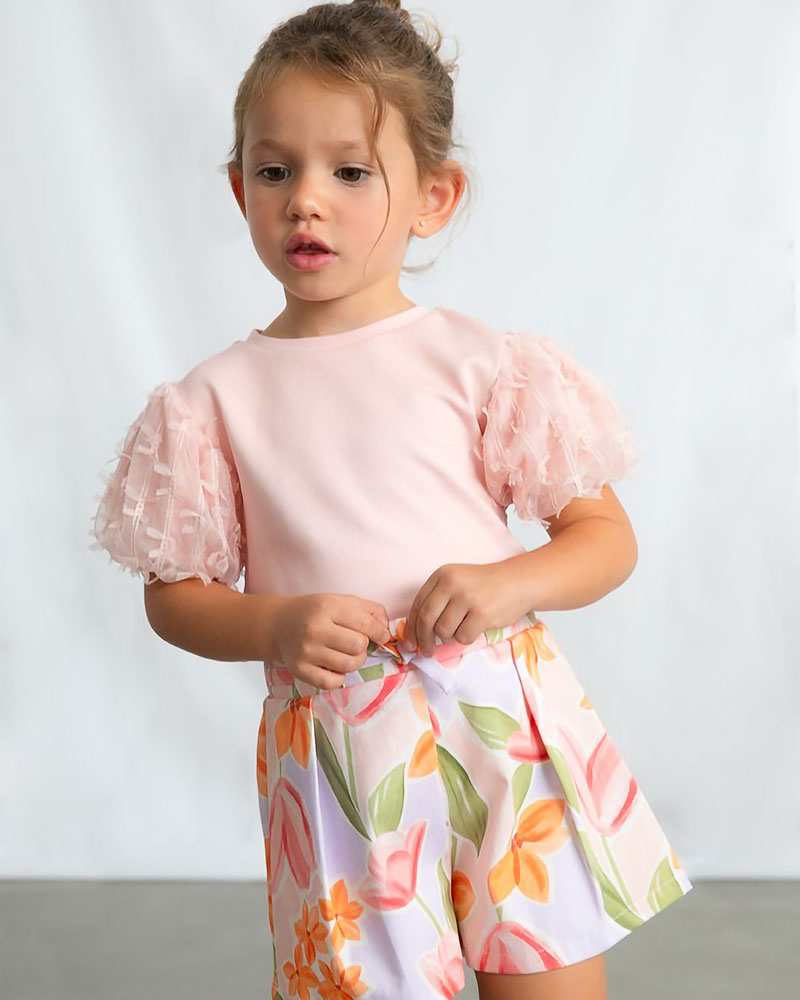 MAYORAL Μπλουζα κοντομ τουλι φαντασια - 26-03001